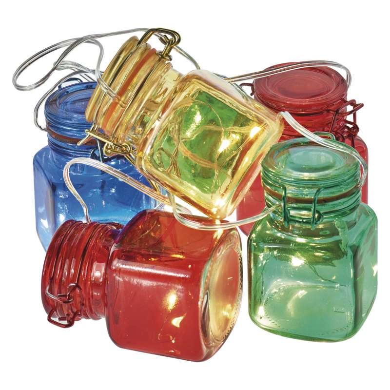 Sir luminos sticlute colorate 18 led 3xAA timer