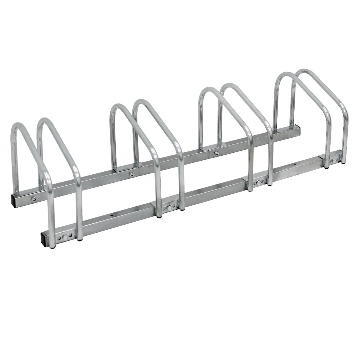 Rastel pentru biciclete cu 4 sloturi, ECD Germany, 100 x 32 cm, din ...