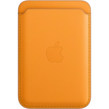 Husa de protectie Apple Leather Wallet MagSafe pentru iPhone, California Poppy Husa de protectie Apple Leather Wallet MagSafe pentru iPhone, California Poppy