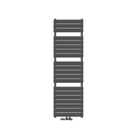 radiator calorifer baie ecd germany model steam 500 x 1511 mm antracit port-prosop tip de racord central robinet dublu termostatic conexiune unghiulara in perete imagen 16_0_
0