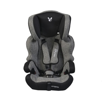 Scaun Auto NOVOKIDS™ Cangaroo Seat Deluxe, Transformabil in inaltator auto, 9-36 kg, Tetiera reglabila pe inaltime in 3 trepte, Centura de siguranta cu prindere in 5 puncte, Gri Scaun Auto NOVOKIDS™ Cangaroo Seat Deluxe, Transformabil in inaltator auto, 9-36 kg, Tetiera reglabila pe inaltime in 3 trepte, Centura de siguranta cu prindere in 5 puncte, Gri