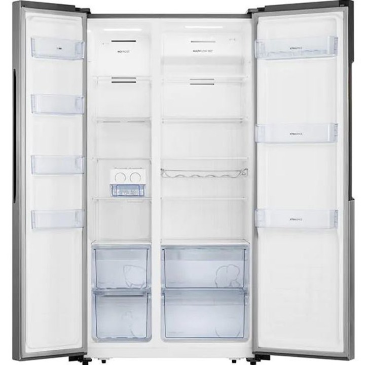 Side by side GORENJE NRS9181VXB, Total NoFrost, A+, 532 l, 179 cm, inox