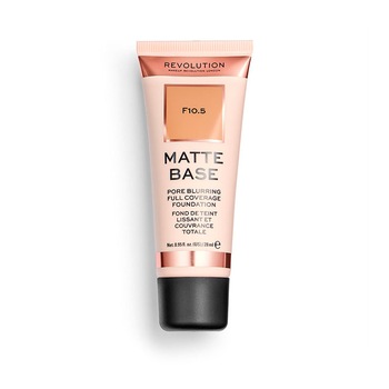 Fond de ten Makeup Revolution Matte Base, F10.5, 28 ml Fond de ten Makeup Revolution Matte Base, F10.5, 28 ml