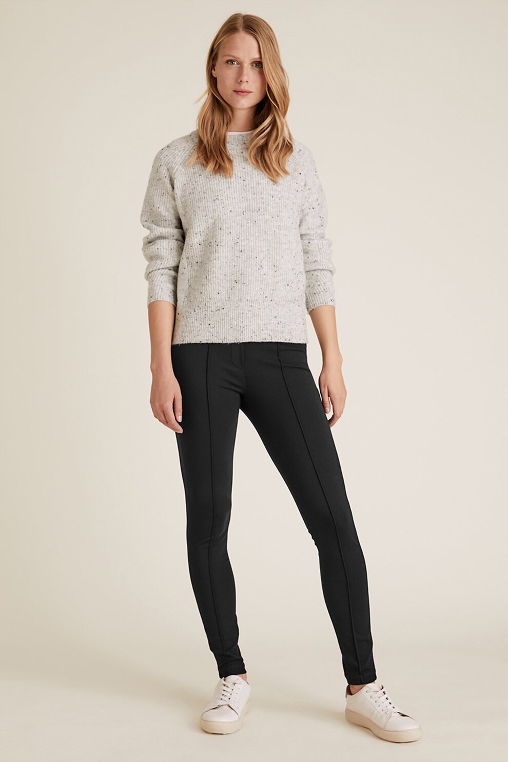 Marks & Spencer, Colanti skinny din jerseu, Negru stins