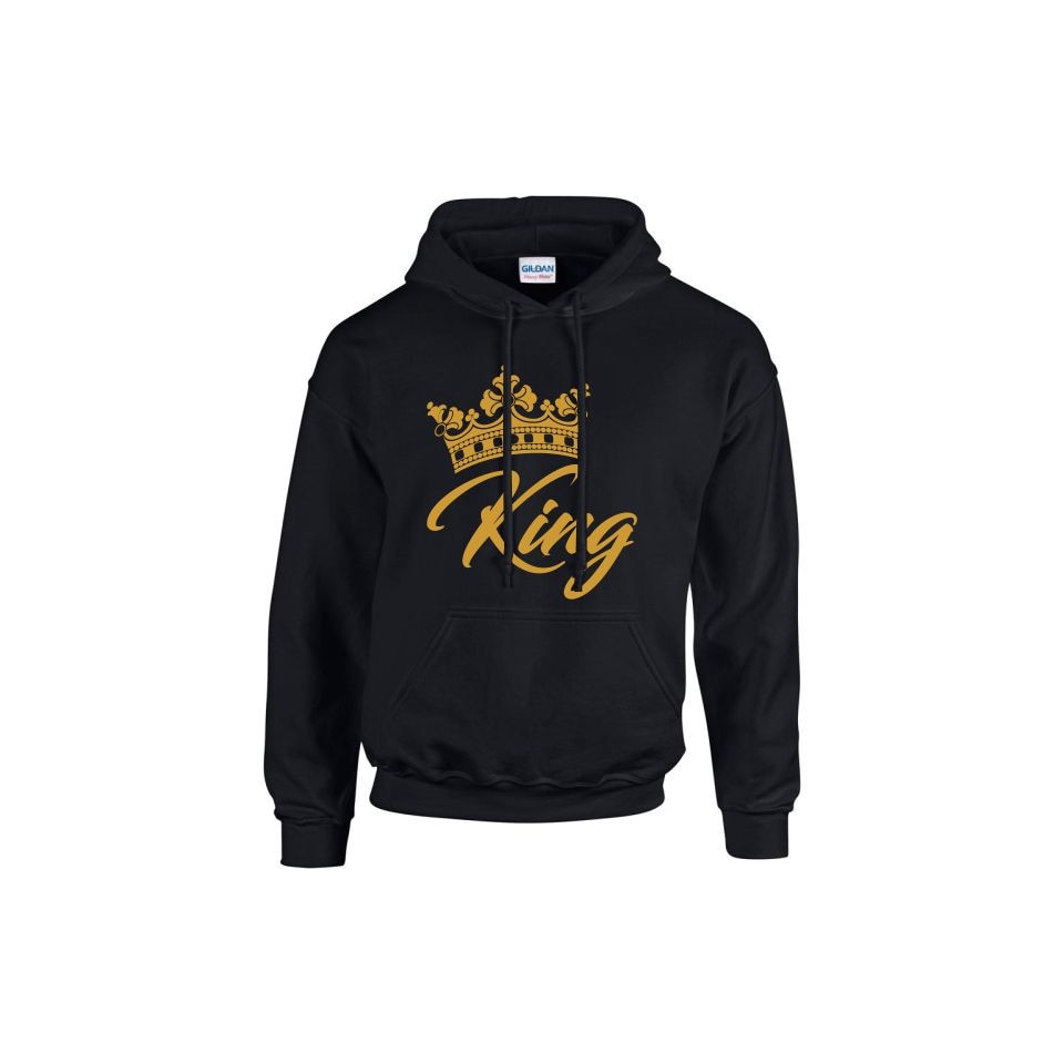 Hanorac copii king negru - auriu