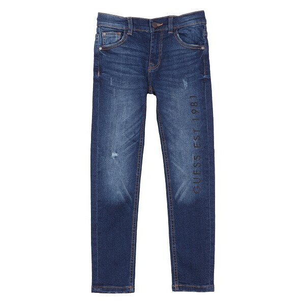 baiat, Guess, albastru inchis, cu logo, Albastru inchis