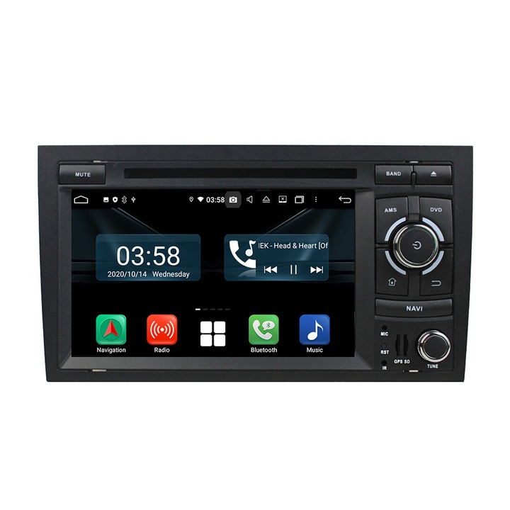 Navigatie dedicata cu Android pentru Audi A4 fabricat intre anii 2002-2008