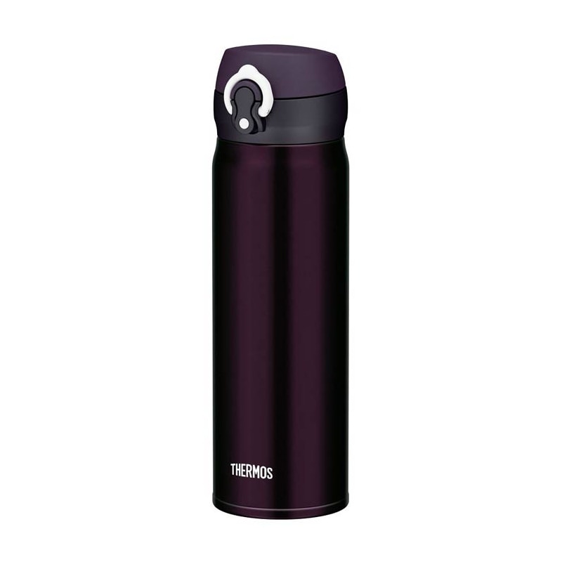 Cana termos mobila, inox, negru, 600 ml