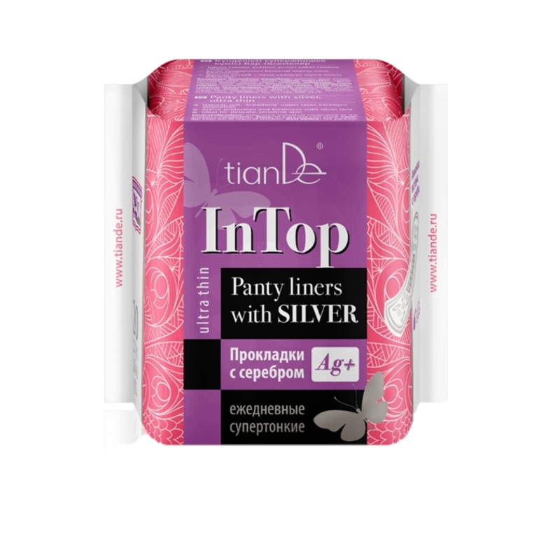 Absorbante zilnice subtiri cu ioni de argint, TianDe, 20 buc