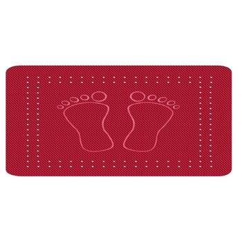 Covoras baie, rosu, 36 x 72 cm Covoras baie, rosu, 36 x 72 cm