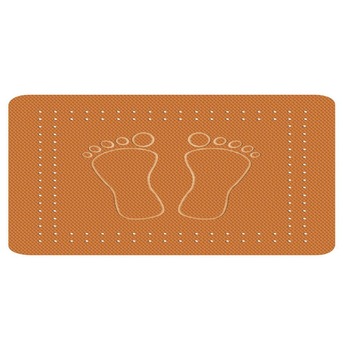 Covoras baie Foot, portocaliu, 36 x 72 cm Covoras baie Foot, portocaliu, 36 x 72 cm