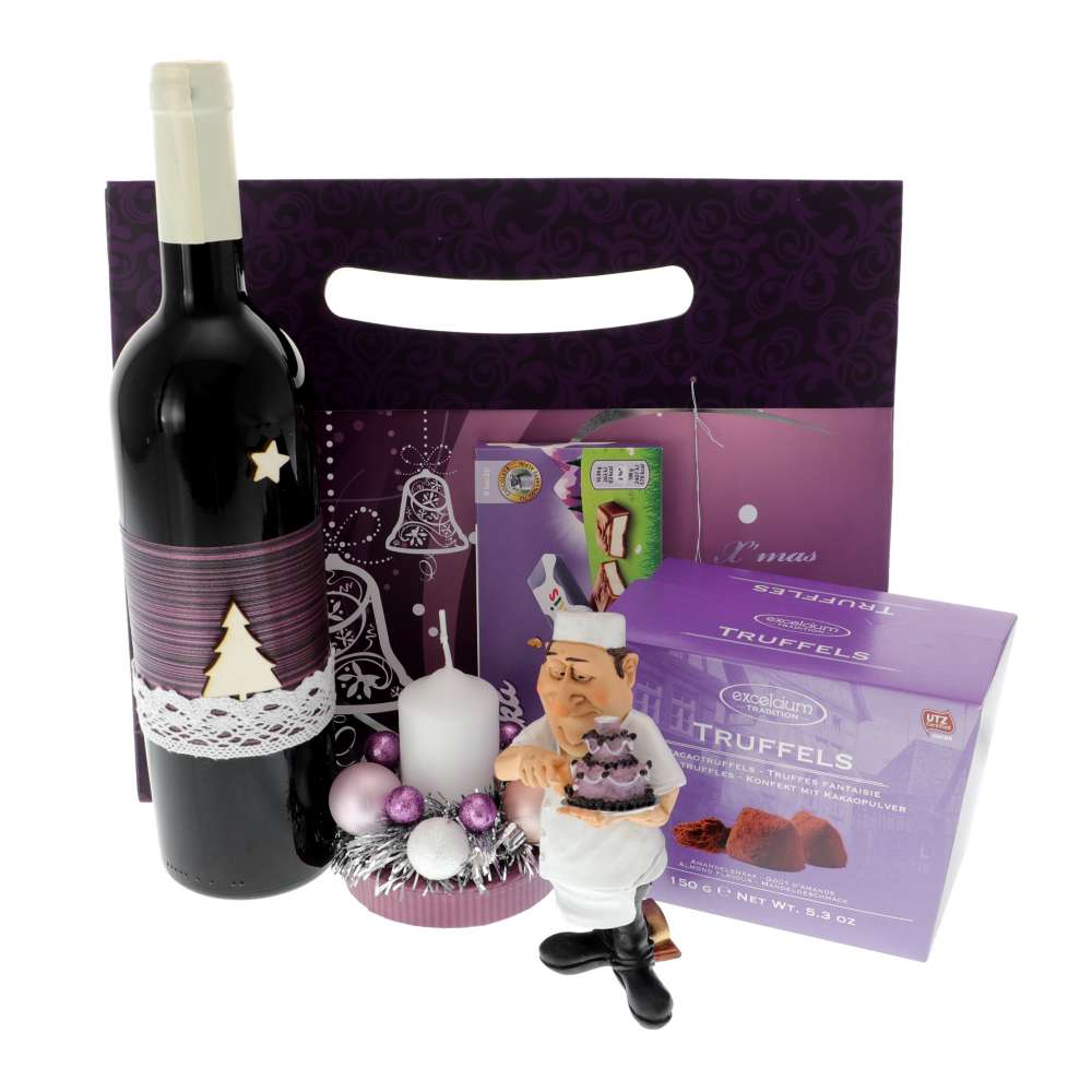 Set Cadou Craciun cu Prajituri 6 Produse