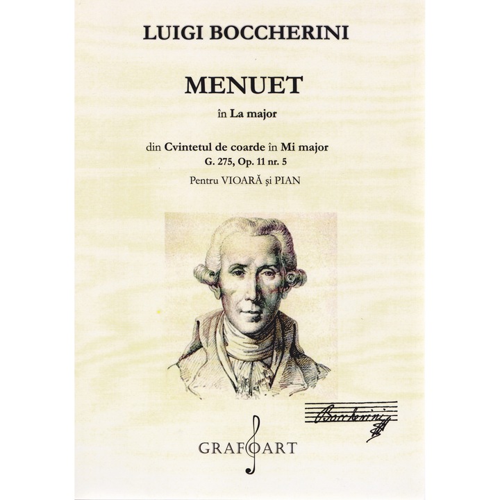Menuet In La Major Pentru Vioara Si Pian - Luigi Boccherini