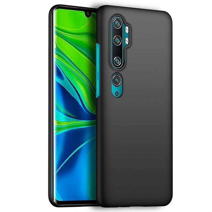 Силиконов Кейс за Xiaomi Redmi Mi Note 10 Pro, Противоударен, Черен