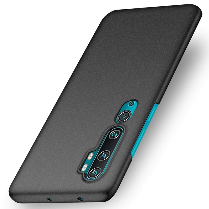 Силиконов Кейс за Xiaomi Redmi Mi Note 10 Pro, Противоударен, Черен