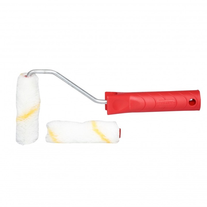 Set trafalet pentru suprafete netede cu maner scurt -100x10 mm cu 2 rezerve