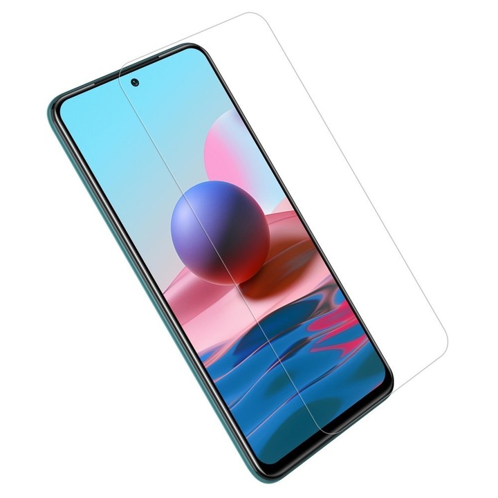 Folie de sticla pentru Xiaomi Redmi 10, Sticla securizata, Transparent