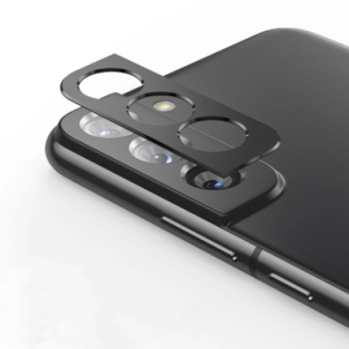 Стъклен Протектор за Камера TA TECH ARMOR за Samsung Galaxy S23 5G, Черен