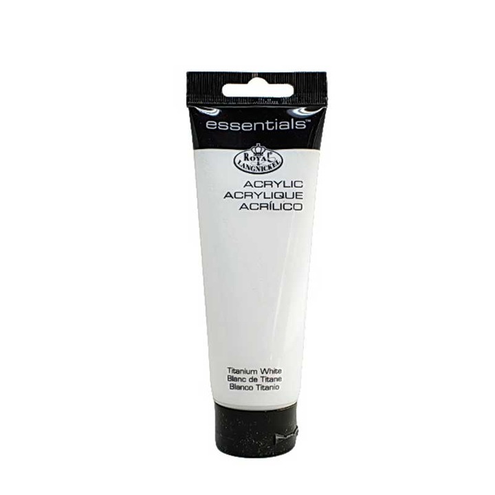 Culoare acrilica Royal & Langnickel - RAA-121 Titanium White 120 ml
