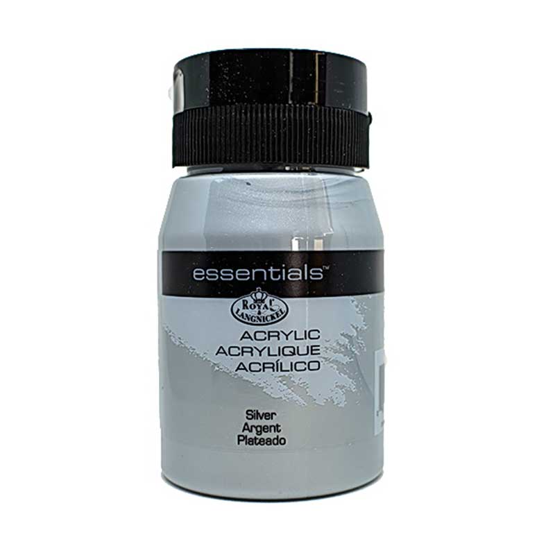 Culoare acrilica Royal & Langnickel - RAA-5140 Silver 500 ml