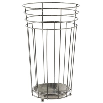 Suport pentru umbrele , metalic, cromat, 42 cm Suport pentru umbrele , metalic, cromat, 42 cm