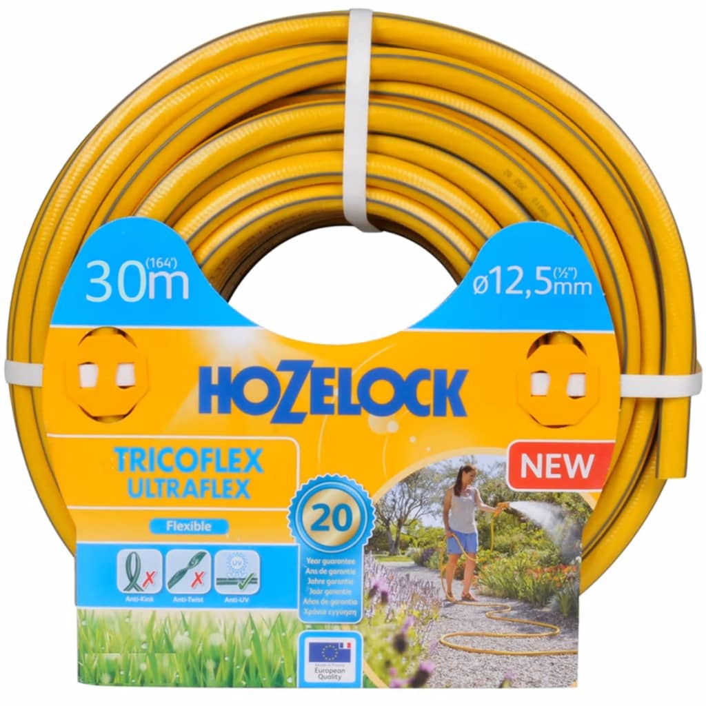 Furtun de udare, Hozelock, 30 m, Galben
