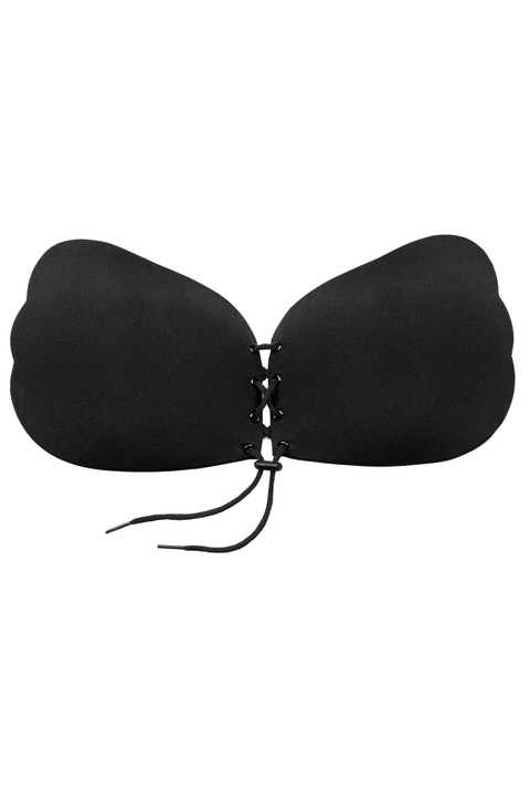 Push up сутиен без презрамки Lace-it Bra, Bye Bra, Черен