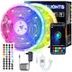 Kit Banda LED RGB YWX, 20 Metri, Bluetooth Controlul APP, cu Telecomanda IR 44 Taste, SMD 5050, 12V, Multicolor