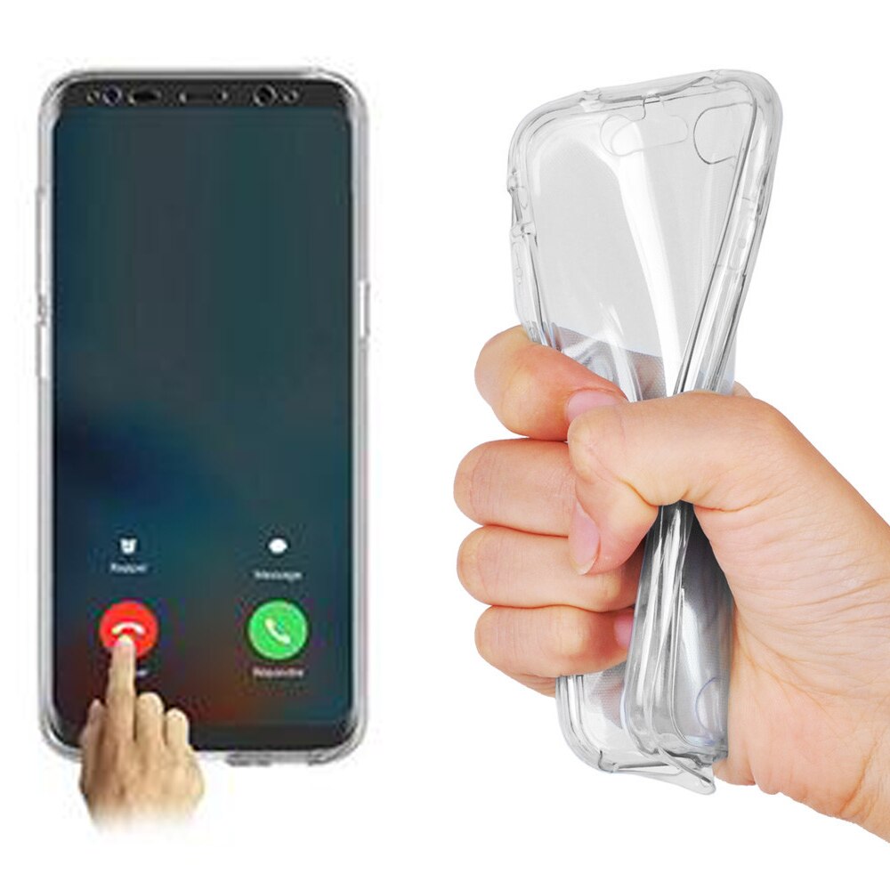 Husa Full Cover pentru Samsung Galaxy S20 Plus, TPU, Transparent