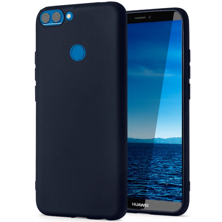 Husa pentru Huawei P Smart, Silicon TPU, Albastru