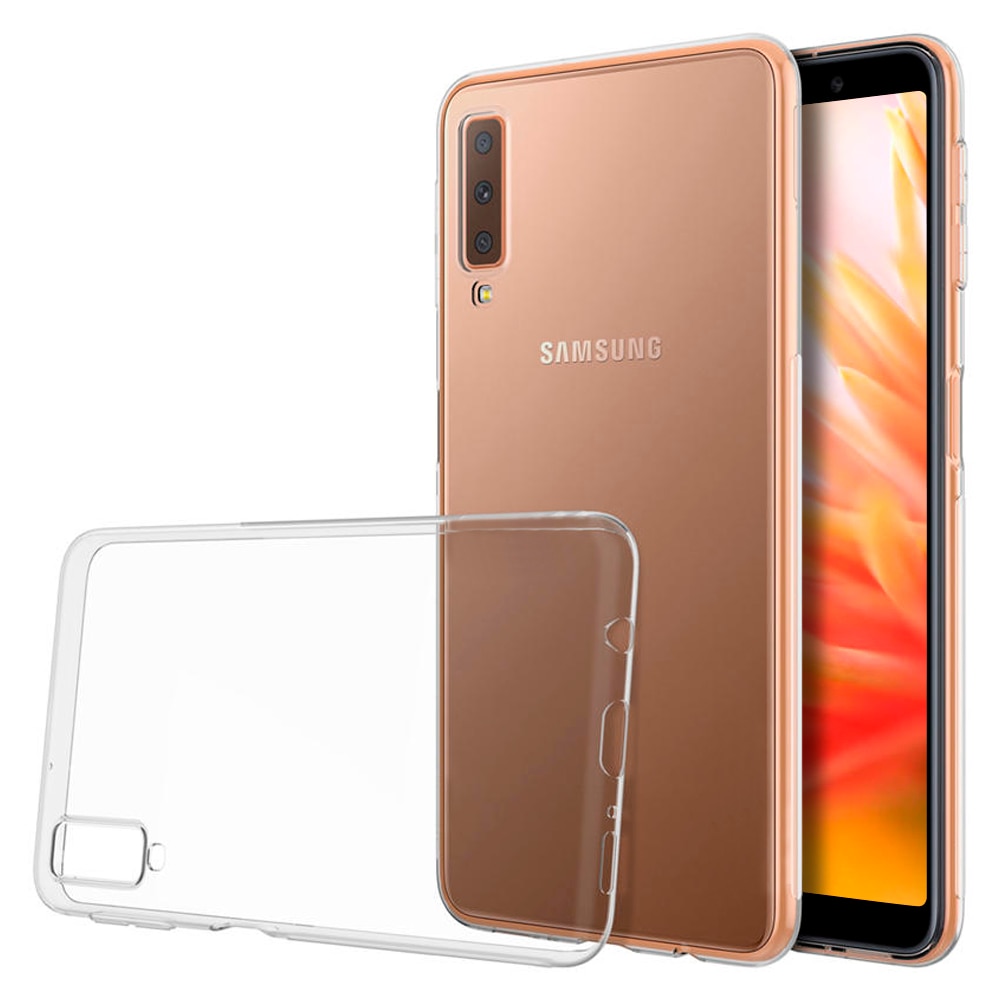 Pew Issue obesity Husa Compatibil cu Samsung Galaxy A7 (2018), Silicon, Transparenta - eMAG.ro