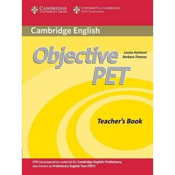 Objective PET Teacher's Book