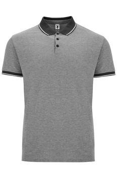 Tricou polo barbati, bumbac, Roly Bowie, Negru Tricou polo barbati, bumbac, Roly Bowie, Negru