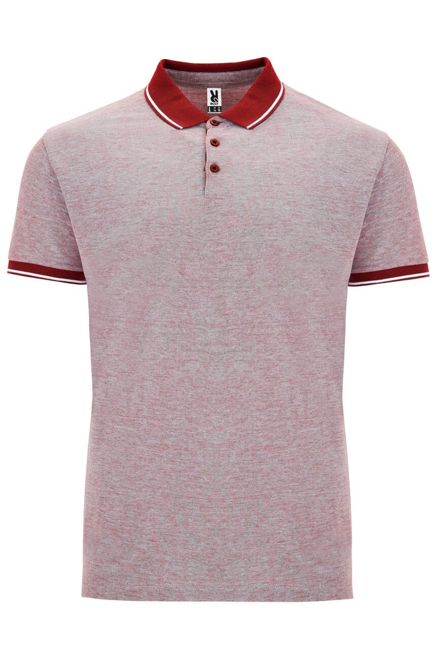 Tricou polo barbati, bumbac, Roly Bowie, Rosu