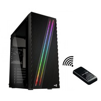 pachet sistem pc gaming maxi457 intel core i5 4570 memorie ram 8gb stocare 240ssd placa video geforce gt710 supernova red  adaptor internet wireless imagen 2_0_
0