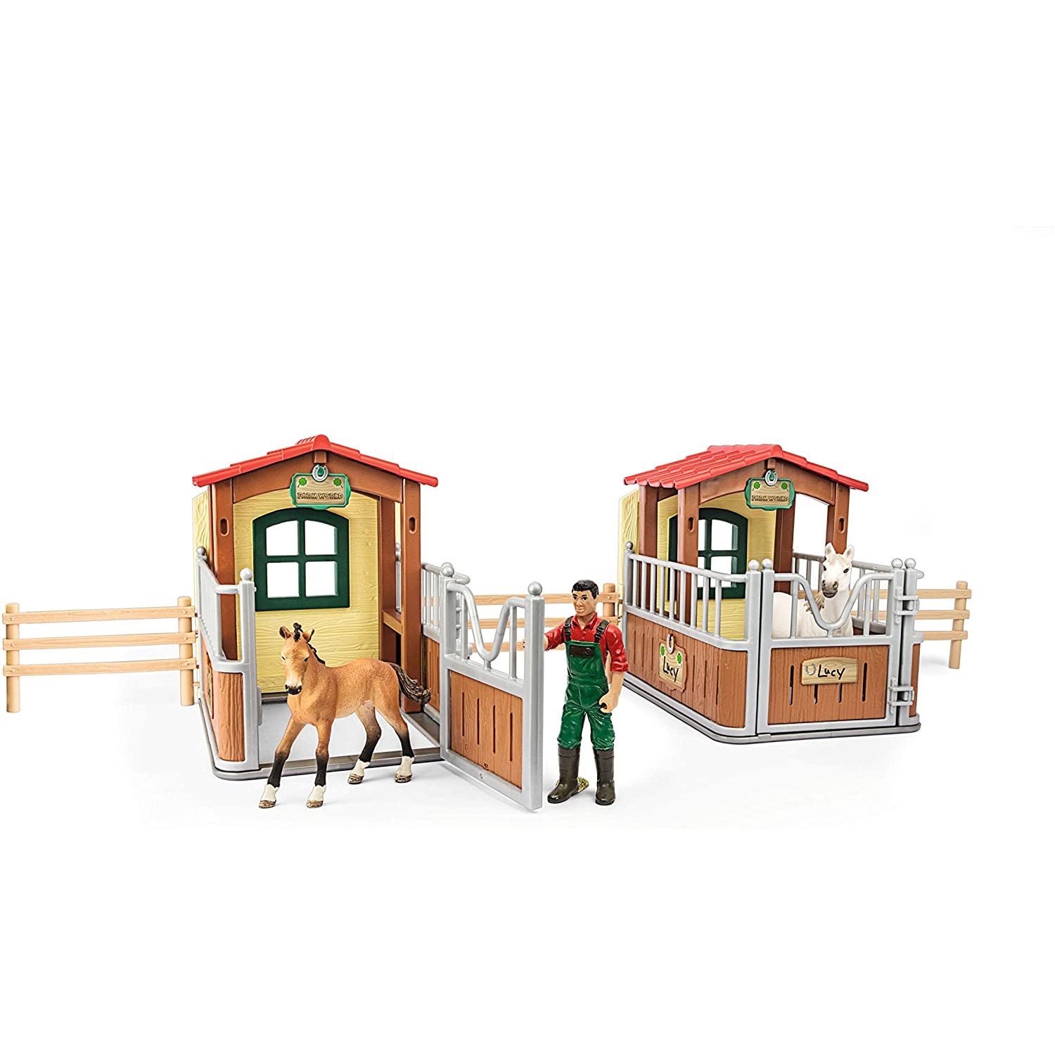 Set de joaca Schleich, Vizitarea grajdului