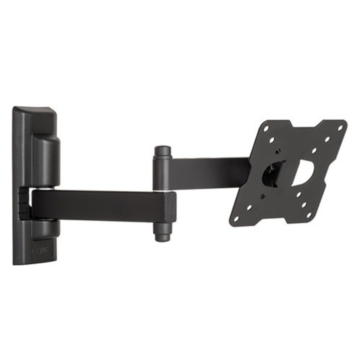 Suport TV Meliconi FlatStyle EDR 100, pentru televizoare 14"-25", VESA 50/75/100, 17kg, metal si ABS, montare pe perete
