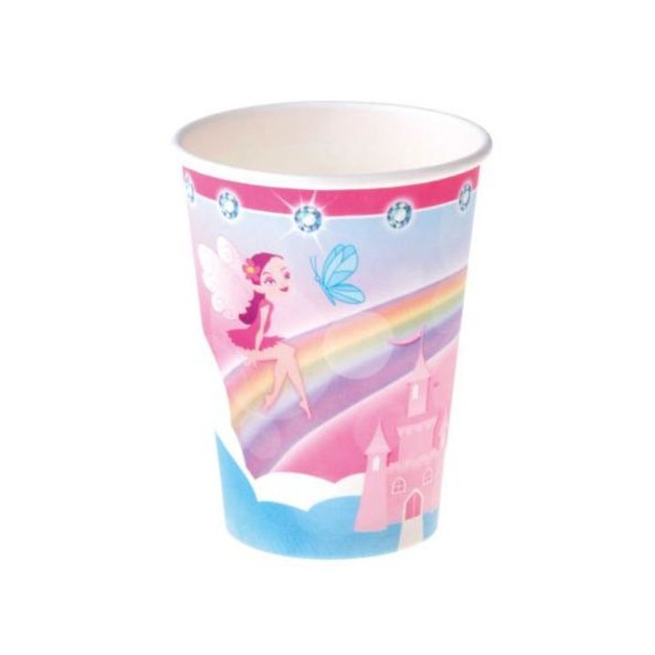 MTS 4538311 Hercegnő papírpohár 8 darabos - 250 ml