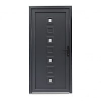 Usa Intrare PVC Lola, 5 camere izolare, 980x2000 mm, alb interior/antracit exterior, deschidere dreapta privit din interior