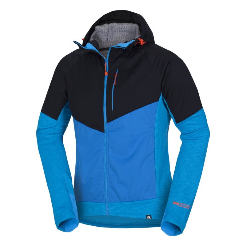 Bluza polar hybrid Northfinder Berdzy, Albastru Negru