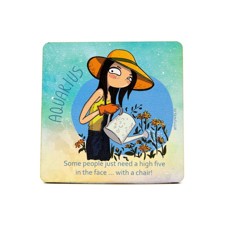 ArtMyWay poháralátét, Aquarius, sarcasm pack