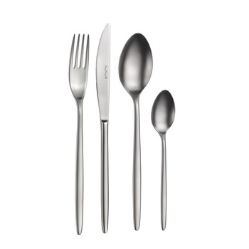 Set tacamuri 24 piese Olivia Mystique inox 18/10 3 mm Set tacamuri 24 piese Olivia Mystique inox 18/10 3 mm