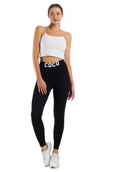 Colanti bumbac Coco, Negru Colanti bumbac Coco, Negru