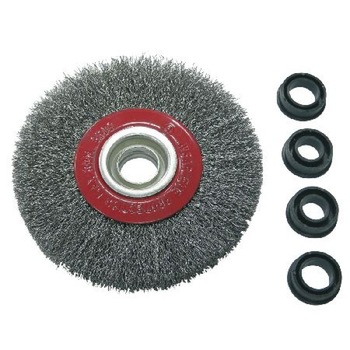 Perie sarma cu orificiu Proline, tip circular, 125 mm Perie sarma cu orificiu Proline, tip circular, 125 mm