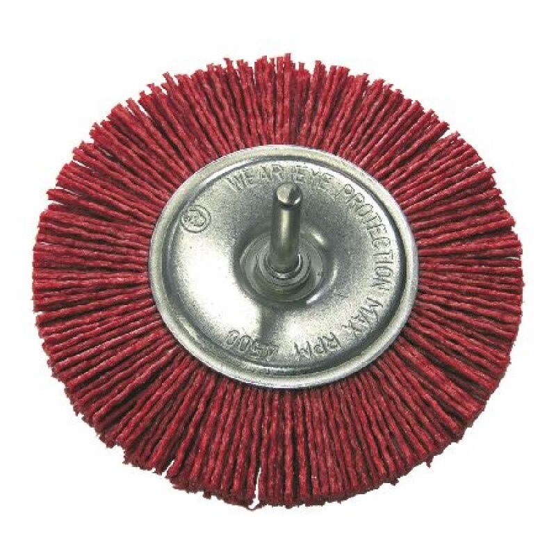 Perie slefuire cu tija Proline, tip circular, 75 mm