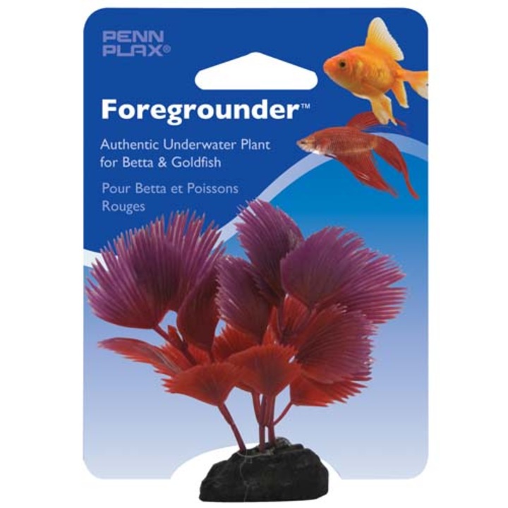Penn Plax Aqua Life Betta Plant Fan Palm 9cm műnövény piros