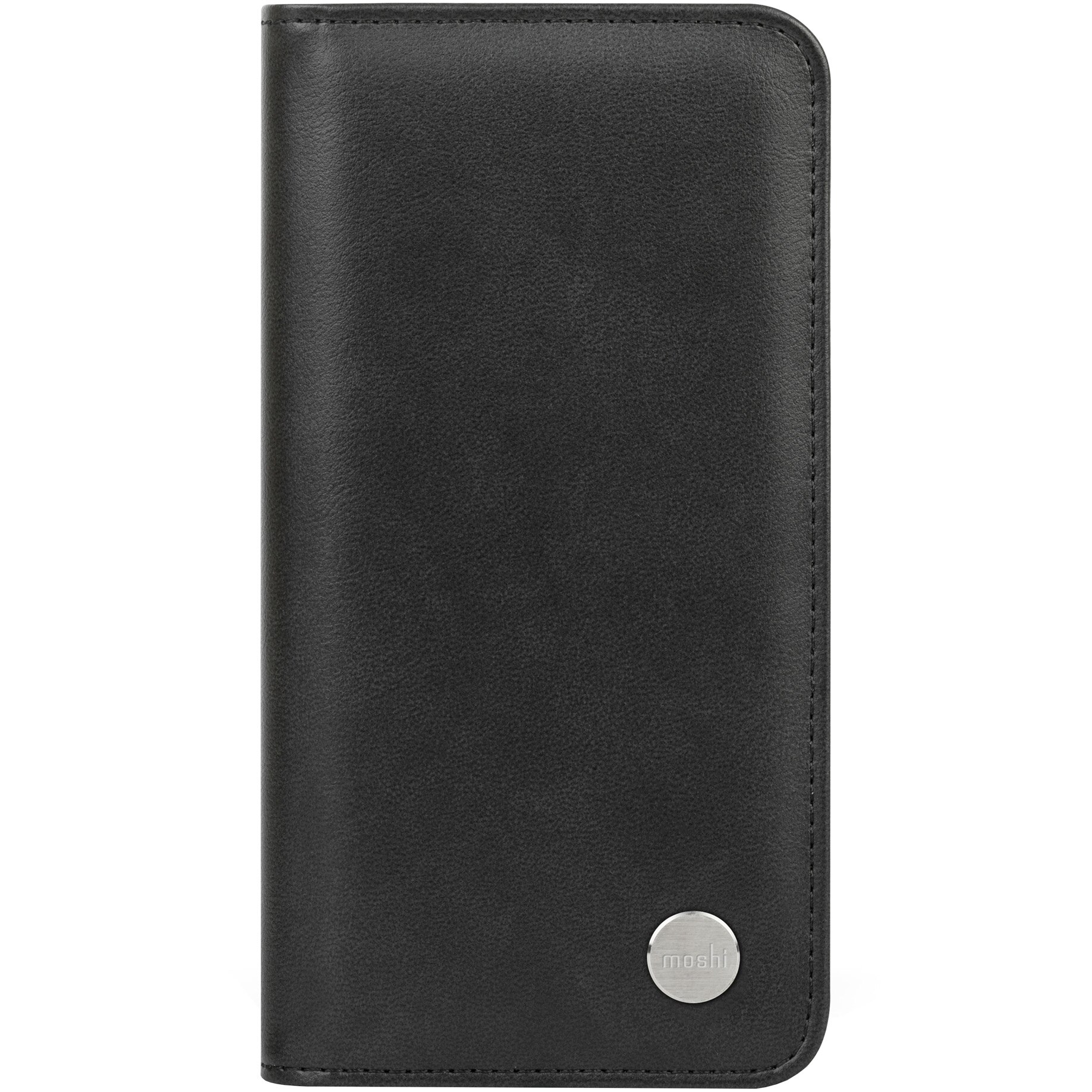 Husa de protectie Moshi Overture Case, Portofel magnetic pentru iPhone 12 mini, Jet Black