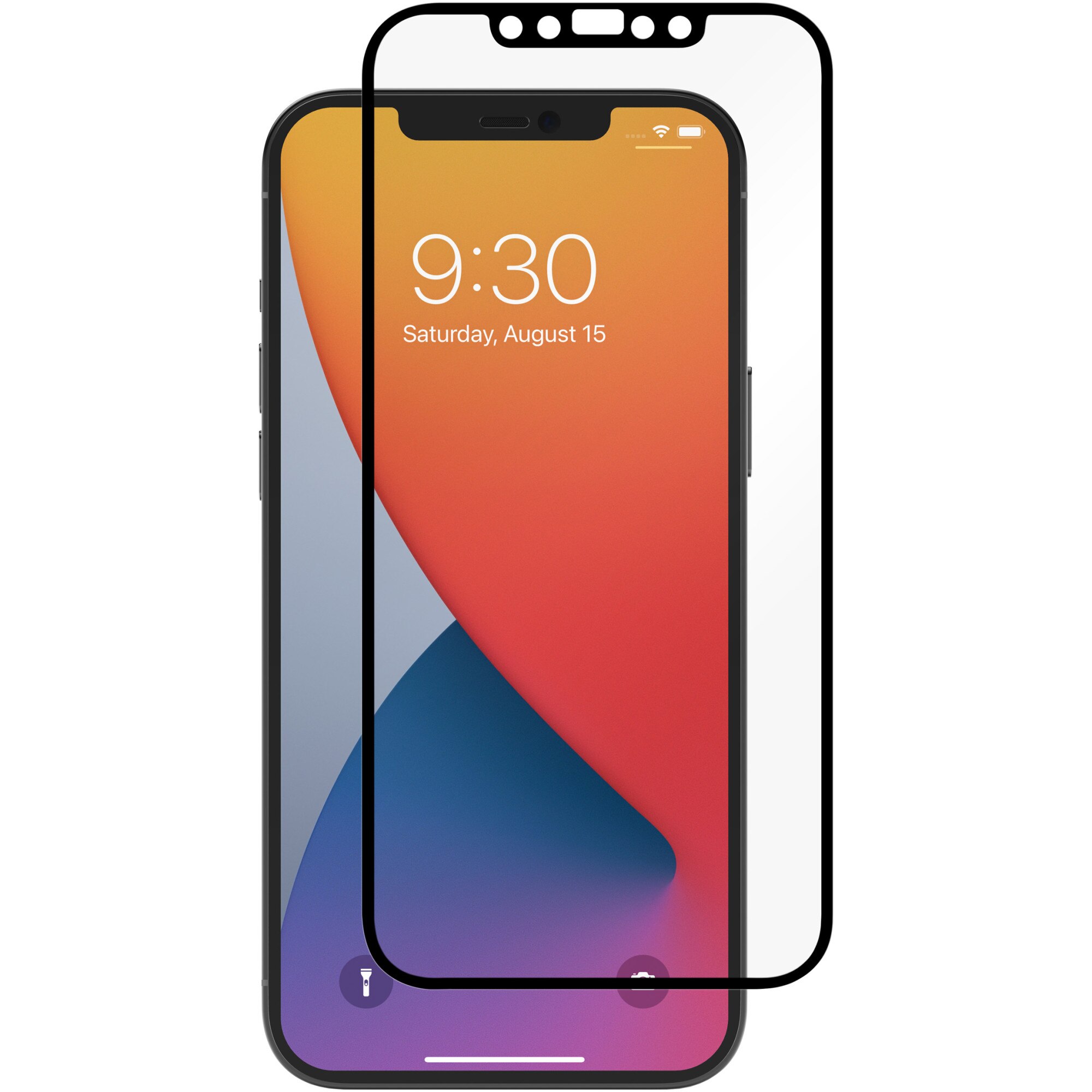 Folie de protectie Moshi iVisor AG Anti-glare pentru iPhone 12 Pro Max, Black