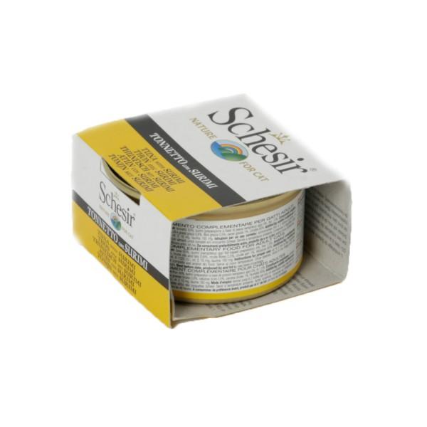 Hrana umeda pentru pisici Schesir cu Ton si Surimi 85 g