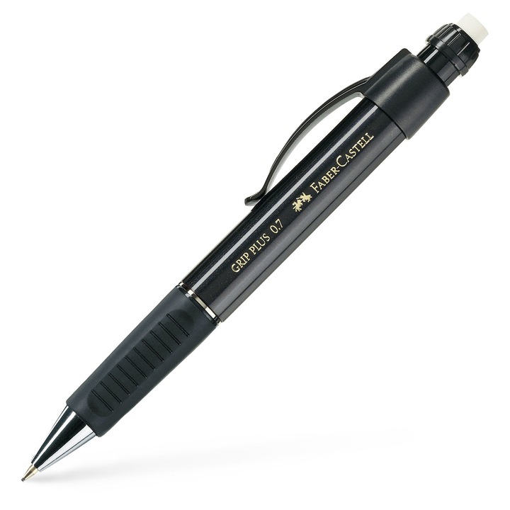 Creion Mecanic Grip Plus 1307, Faber-Castell, 0.7mm, Negru